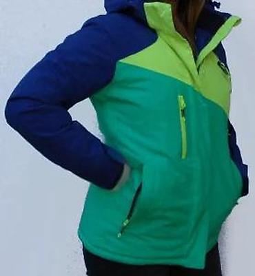 Ski jakne: Zimska/ski jakna – žensko - Trobojni dizajn: tamnoplava, limeta i — 19