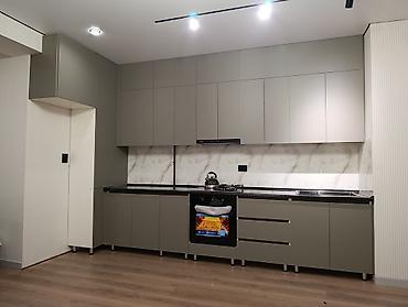 Кухонные гарнитуры: Кухонный гарнитур, Новый, цвет - Серый, МДФ, Бесплатная доставка — 42