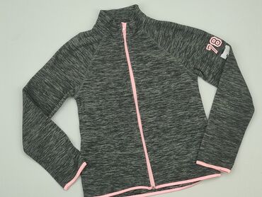 czarny krótki sweterek rozpinany: Sweatshirt, H&M, 12 years, 146-152 cm, condition - Good
