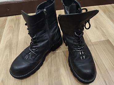 батинке: Мужские ботинки, 40, AURA SHOES, Б/у, цвет - Черный, Самовывоз, Бесплатная доставка — 8