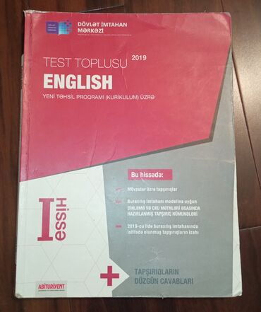 test toplusu: İngilis dili Test toplusu (DİM,2019)