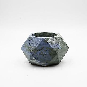 gil qab: Məhsul: Beton dekorativ qab/şamdan - Material: yüksək sıxlıqlı beton — 1