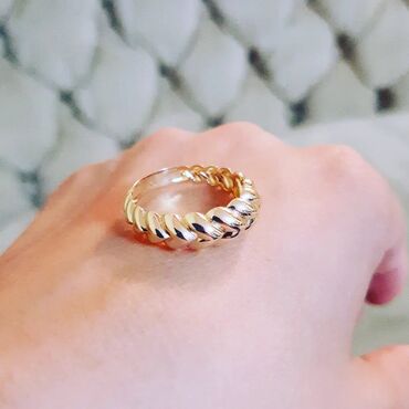 Üzüklər: Alyans, Üzük, Sarı qızıl, 585 Əyar, Qaşsız — 5