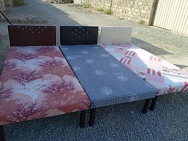 Çarpayı təzə hazırları var Çatdırılma münasib qiymətə Bir nəfərlik 60