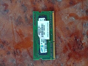 Operativ yaddaş (RAM): Operativ yaddaş (RAM) Samsung, 2 GB, 1333 Mhz, DDR3, Noutbuk üçün, İşlənmiş — 1