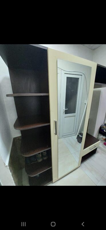 qapi kreditle: İşlənmiş, Açılan, 1 qapı Düz dolab, Dəhliz dolabı