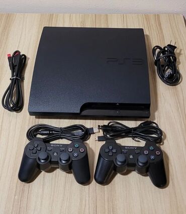 PS3 (Sony PlayStation 3): Ps 3 
320 gb 
 2- pult ve kabelleri