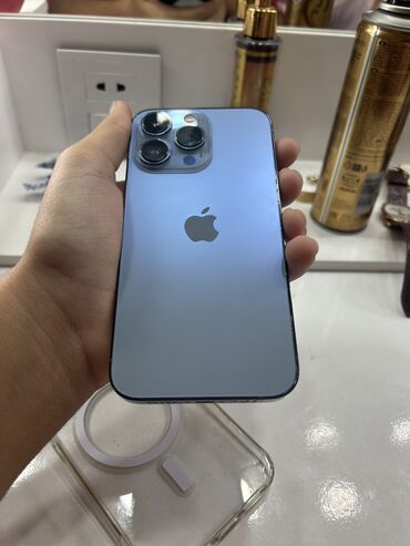 iphone 13 pro islenmis: IPhone 13 Pro, 128 GB, Sierra Blue, Face ID