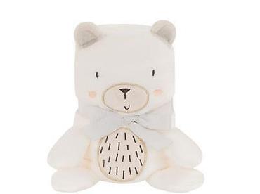 elementi: KIKKA BOO – KikkaBoo Baby ćebence sa 3D vezom 75x100 “My Teddy” Šifra — 3