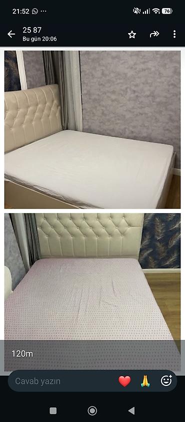 İşlənmiş, İkinəfərlik çarpayı, Bazalı, Matras ilə, Siyirməsiz lalafo.az -da İşlənmiş, İkinəfərlik çarpayı, Bazalı, Matras ilə, Siyirməsiz