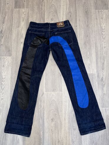 расклешенные джинсы мужские: Джинсы цвет - Синий