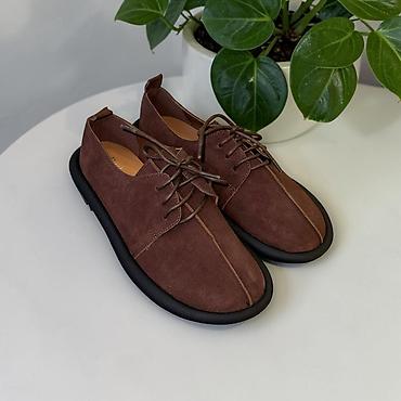 Ayaqqabılar: Kişi üçün ayaqqabı – minimalistik dizaynlı, bağcıqlı gündəlik model - — 2