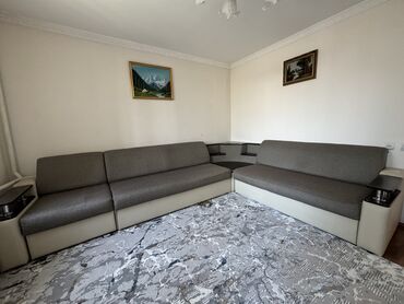 австралийский рак: Угловой модульный диван-трансформер с большим спальным местом. У