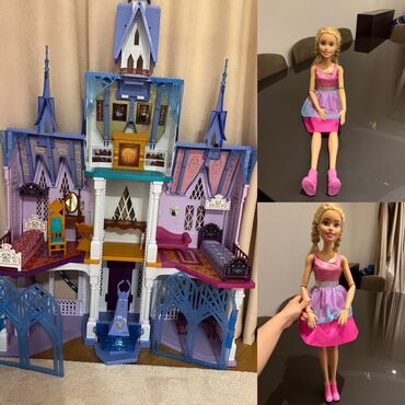 Uşaqlar üçün digər mallar: TehiFrozen evi. Barbie kukla. rapunsel kukla. cemisi 150 AZN. ölçü