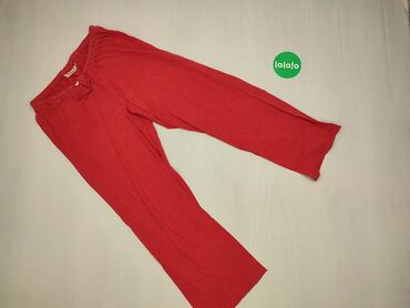 Spodnie M (EU 38), wzór - Jednolity kolor, kolor - Czerwony