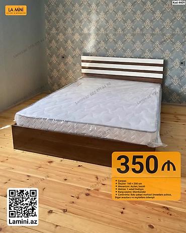 Ev üçün mebel: Çarpayı – Kod: 4409 • Ölçülər: 160 × 200 sm • Mexanizm: açılan — 1