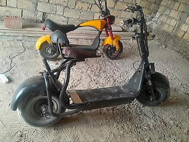 2 tekerli scooter: Geniş təkərli elektrik skuter Xüsusiyyətlər: - Geniş profilli qabaq — 3