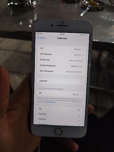 kreditle iphone x: IPhone 8 Plus, 64 GB, Matte Gold, Zəmanət, Barmaq izi, Simsiz şarj — 6