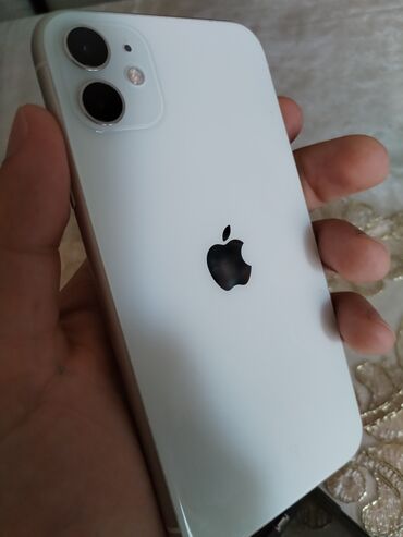 i̇phone x barter: IPhone 11, 64 GB, Ağ, Zəmanət, Barmaq izi, Simsiz şarj