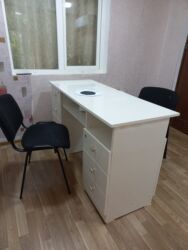 Sifarişlə manikür masaları: Düz masa, Siyirməli, Polkalı, Parlaq laminat, Kredit yoxdur — 1