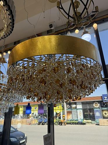 İşıqlandırma: Çılçıraq, 10 və daha çox lampa, Metal — 3