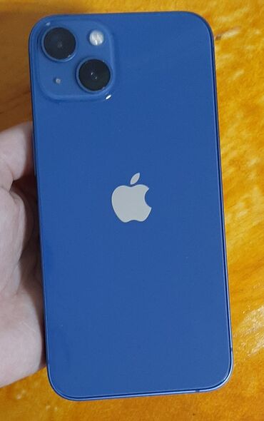 iphone 13 ikinci el: IPhone 13, 128 GB, Mavi, Barmaq izi, Face ID