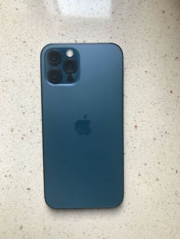 Apple iPhone: IPhone 12 Pro, Б/у, 512 ГБ, Синий, Чехол, Защитное стекло, 100 %