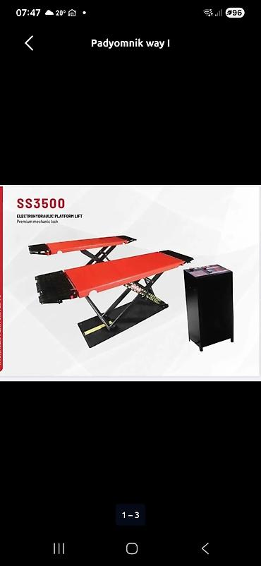 Elektrohidravlik Platforma Lift – SS3500 - Tip: qayçı tipli lalafo.az -da — 2 Elektrohidravlik Platforma Lift – SS3500 - Tip: qayçı tipli — 2