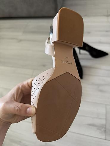 foot patch: Туфли, 38, Polann, Новый, цвет - Бежевый, Самовывоз, Платная доставка — 2