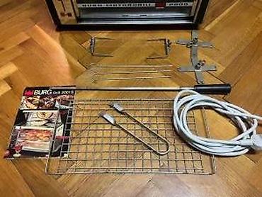 iris tv: Burg Motorgrill 2000 – električni roštilj/pećnica sa ražnjem - Model — 9