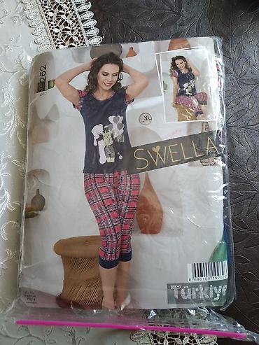 ev damaşniki: Qadın pijama dəsti – Swella - Brend: Swella - Ölçü: S–M və L-XL — 5