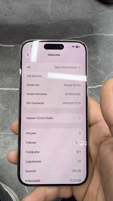 apple iphone 15 pro max: IPhone 15 Pro, 128 GB, Natural Titanium — 1