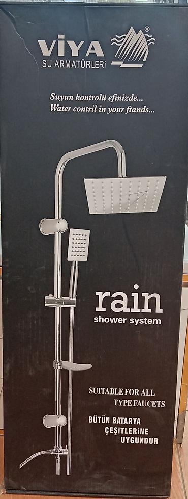 Душевые насадки, лейки: VİYA “Rain Shower System” – duş sütunu - Brend: VİYA Su Armaturləri - — 1
