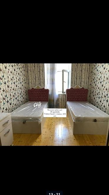 Ev üçün mebel: Yeni, Təknəfərlik çarpayı, Bazalı, Matras ilə, Siyirməli, Azərbaycan — 2