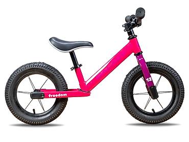 orginal tn: Balance bike 12" GALAXY FREEDOM – roza/ljubičasta Balans bicikl bez — 2