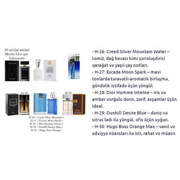 Ətriyyat: Heftelerle qalici 50 ml kişi ve unisex etirler,paltari yu geyin etri -da lalafo.az — 12 Ətriyyat: Heftelerle qalici 50 ml kişi ve unisex etirler,paltari yu geyin etri — 12