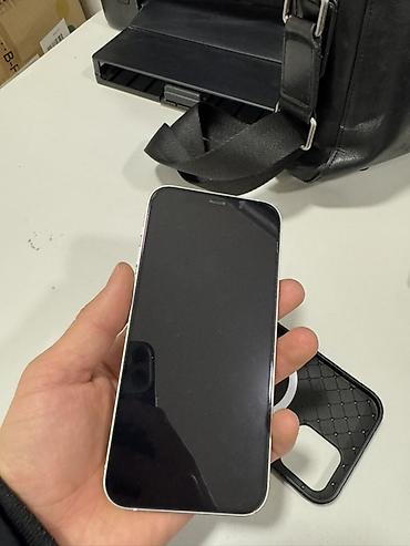 Apple iPhone: IPhone 12, Б/у, 64 ГБ, Белый, Чехол, 78 % — 6