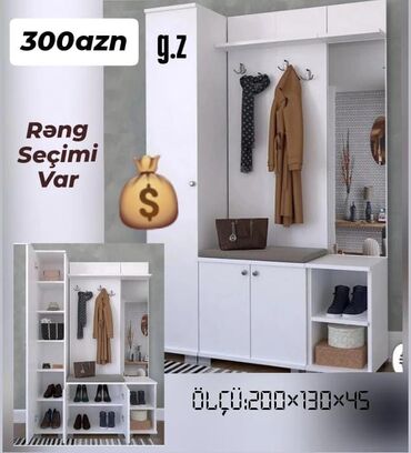 Dolablar: Qarderob, paltar dolabı, Yeni