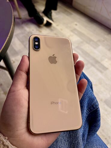 iphone 5s каракол: IPhone Xs, Колдонулган, 64 ГБ, Алтын, Кабель, Каптама, Заряддоочу түзүлүш, 74 %