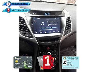 masin maqnitafonu: Hyundai Elantra 11-16 Android Monitor DVD-monitor ve android monitor
