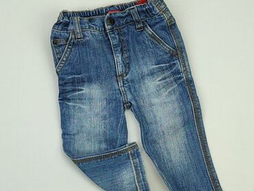 pull and bear jeansy z dziurami: Spodnie jeansowe, Esprit, 9-12 m, stan - Dobry