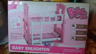 игрушки для кроватки: Кроватка для куклы в коробке. 1500 сом