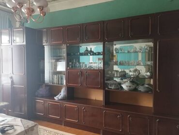 шкаф купе б: Зал үчүн гарнитур, ДСП, түсү - Күрөң