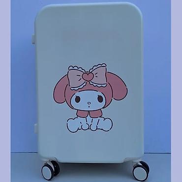 Putni koferi i torbe: Kofer za putovanja sa crtanim motivom - Dizajn: krem kofer sa — 1