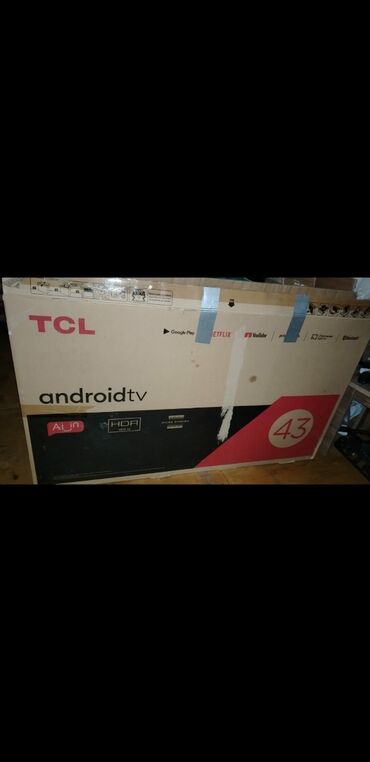 tv ekran temiri: Televizor TCL Led 43" FHD (1920x1080), Ödənişli çatdırılma