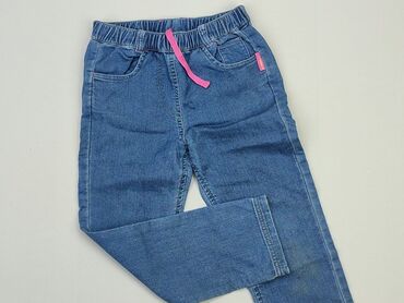 jeansy z ekspresami: Jeans, Coccodrillo, 4-5 years, 110, condition - Good