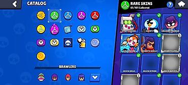 brawl stars 2: Brawl Stars hesabı – geniş skin və irəliləyiş kolleksiyası Hesab — 4