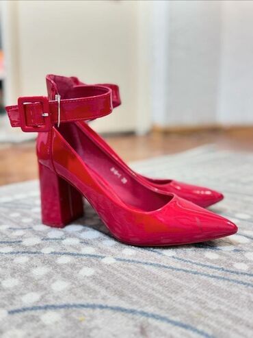 туфли на каблуках 38 размер: Туфли Размер: 38, цвет - Красный