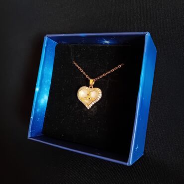 svečane ogrlice: Pendant necklace, Material: Cubic zirconia, Stainless steel