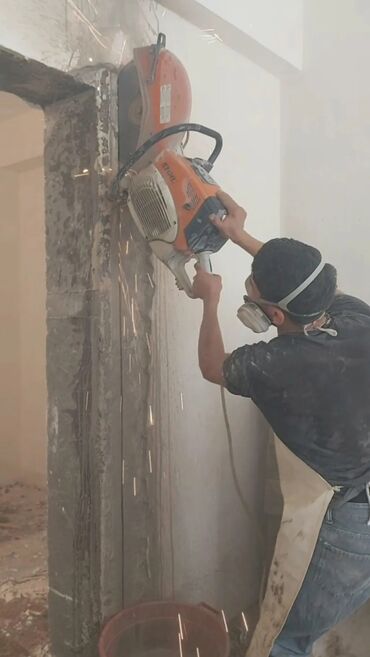 Beton işləri: Beton kesimi beton kesen beton deşen betonlarin kəsilmesi deşilmesi — 15